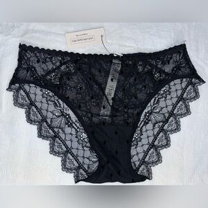 Intimissimi Elegant Black Lace Panties